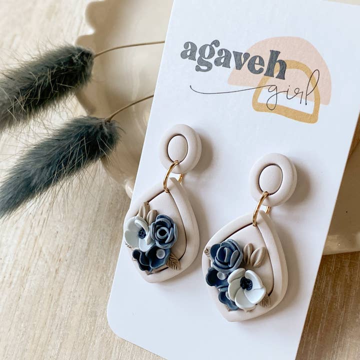 Agaveh girl - Wholesale Dangle Earrings - Bluebell Handmade Dangle Earrings