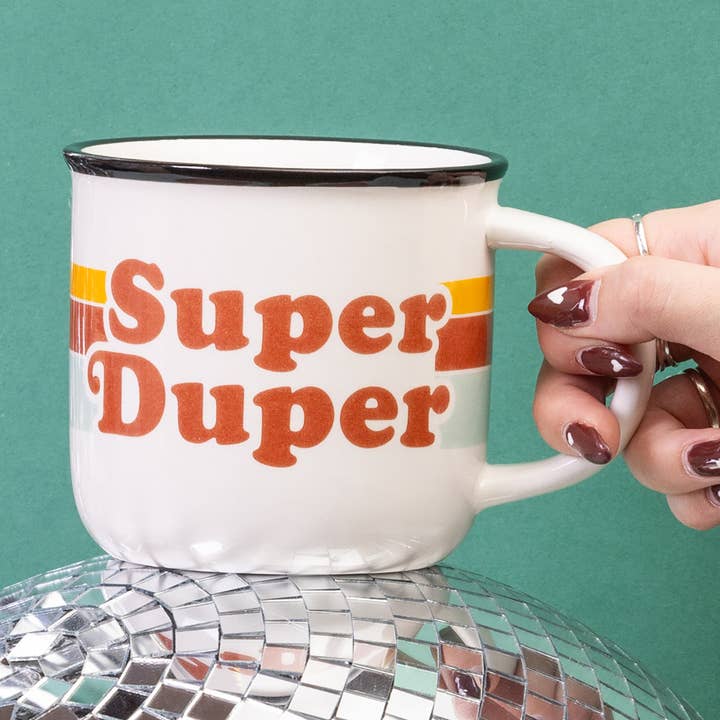 Super Duper Cer Retro Mug for wholesale by Totalee Gift