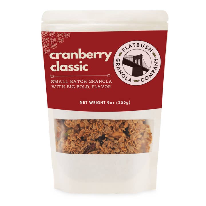 Flatbush Granola Company - Wholesale Granola - Cranberry Classic Granola (pouch)