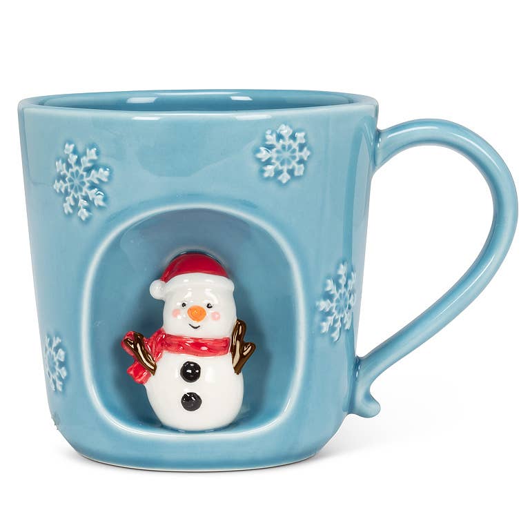 Abbott - Wholesale Coffee Mug - Snowflake Mug with Holiday Characters6
