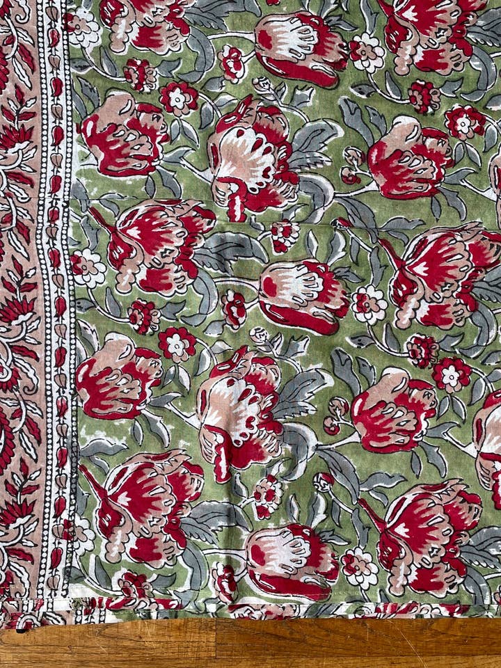 Scarf, Pareo Block Print - ET045 for wholesale by Kirei