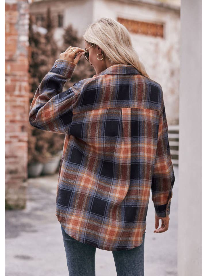 ePretty - Wholesale Button Down Shirt - Women's - Plaid Button Down Shirt G5-TP680321