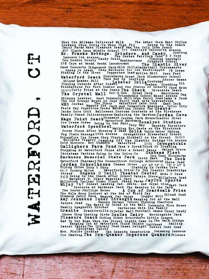 Waterford Pride Pillow Cover for wholesale by TownieSwag