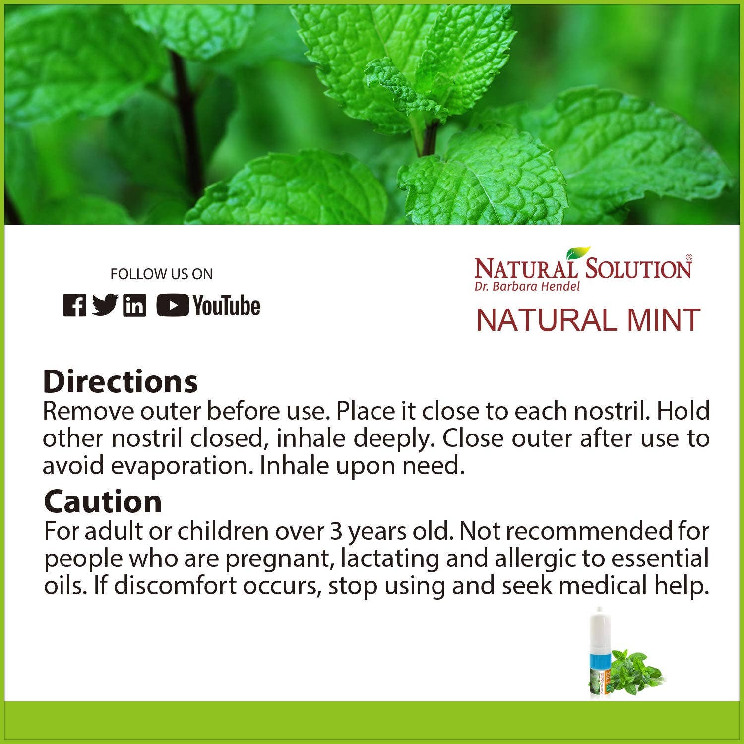 WBM LLC - Wholesale Aromatherapy Inhaler - Natural Solution Pink Salt Nasal Inhaler, Mix Scents, 3 Pack5