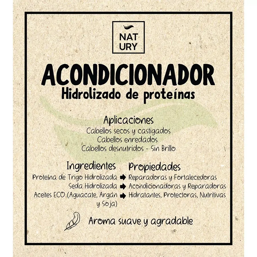 Natury Greencare - Wholesale Hair Conditioner - Natury Protein Hydrolyzed Conditioner 15L1