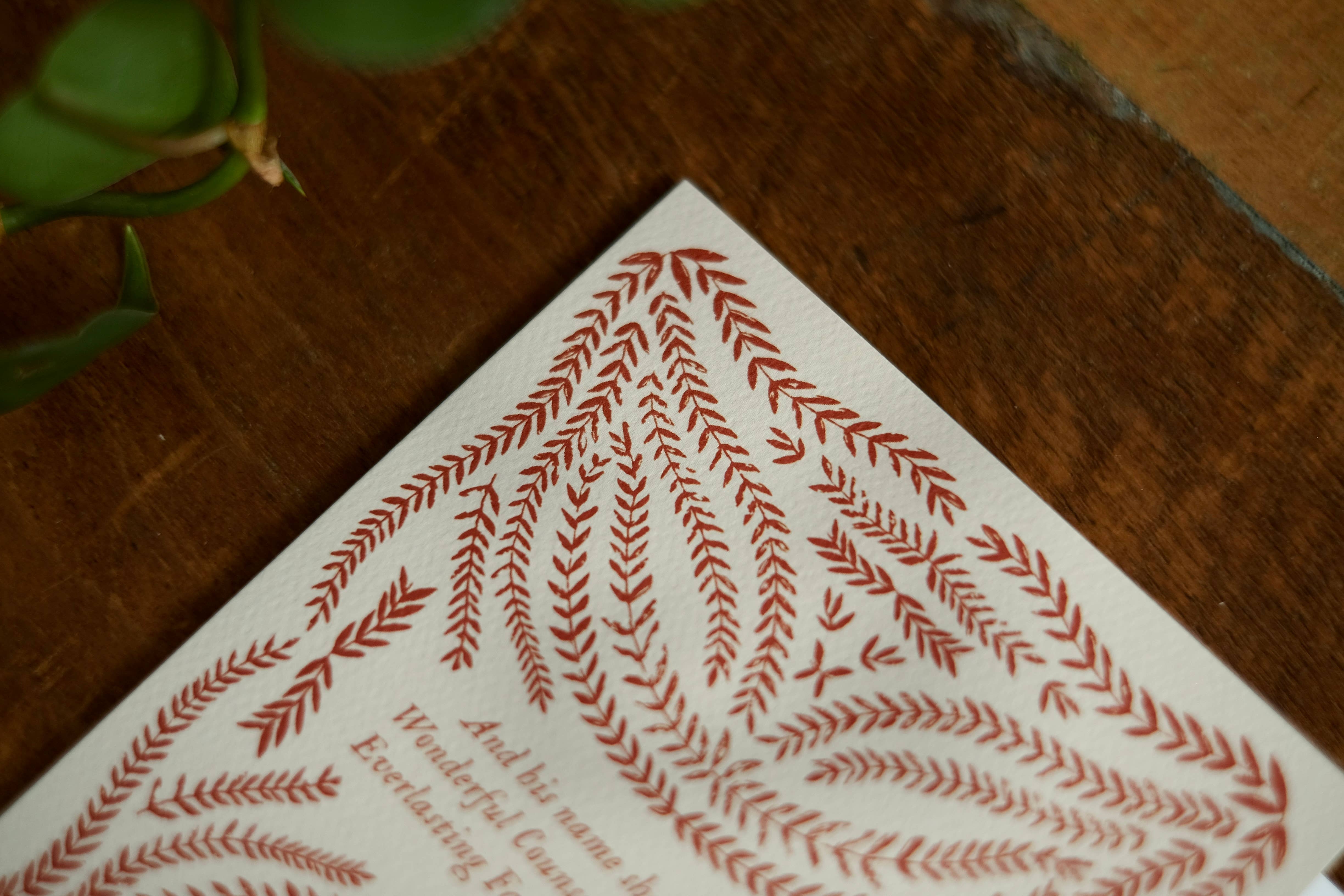 annalisa v. sawtell - Wholesale Christmas Card - Botanical Christmas | Holiday Greeting Card | A21