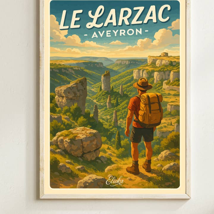 ELIOKA - Wholesale Poster - Displays "Le Larzac" Aveyron1