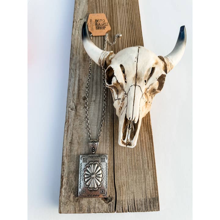 Boho Ranch Shop - Wholesale Pendant/Charm Necklace - Western Concho Pendant Necklace3