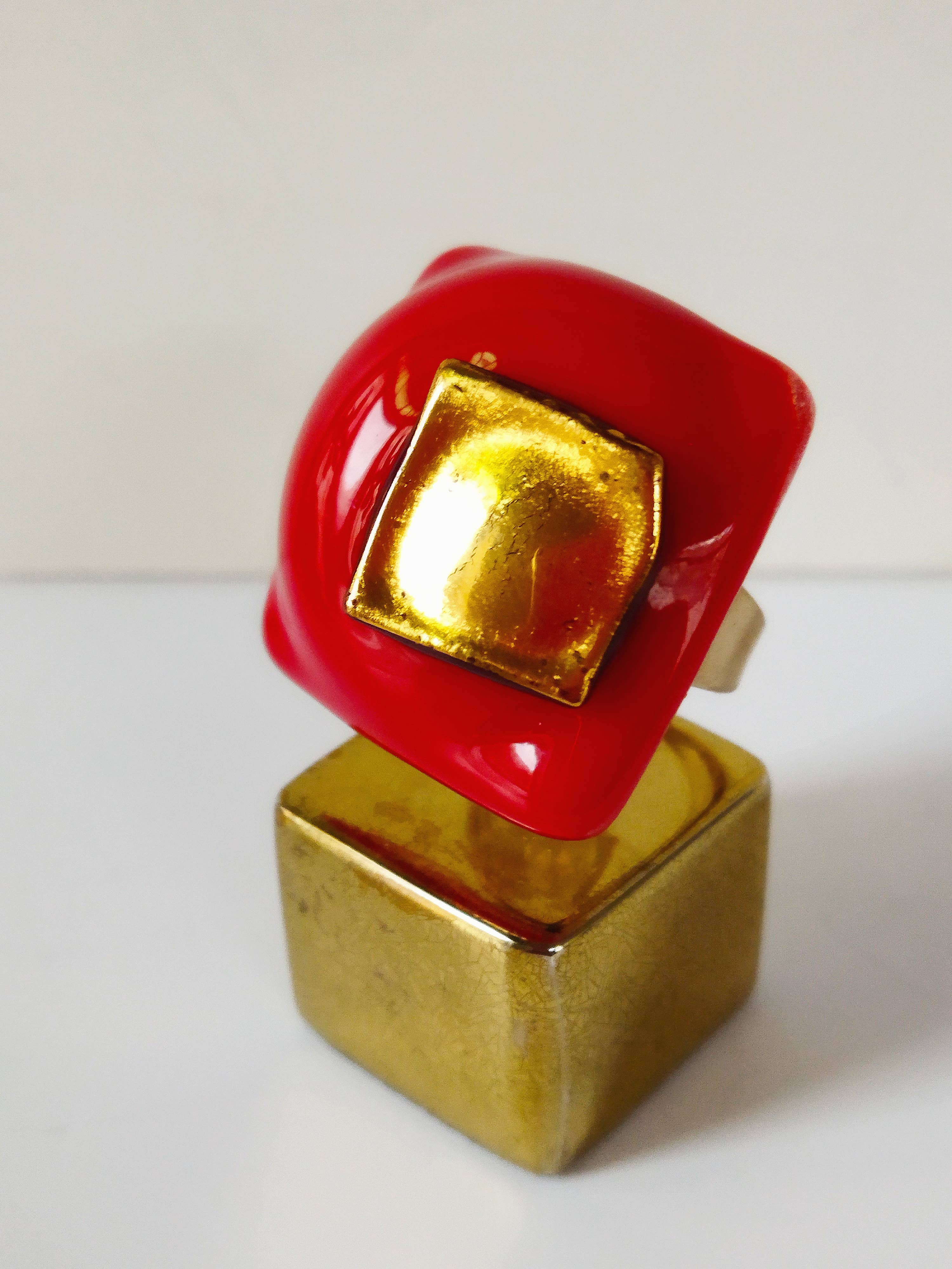 Rachel Ortiz - Wholesale Cocktail/Statement Ring - Poppy4