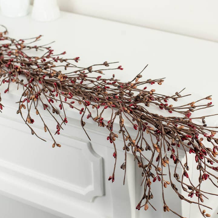 Factory Direct Craft - Wholesale Bunting/Garland - 54" Pip Berry Garland - Select Color