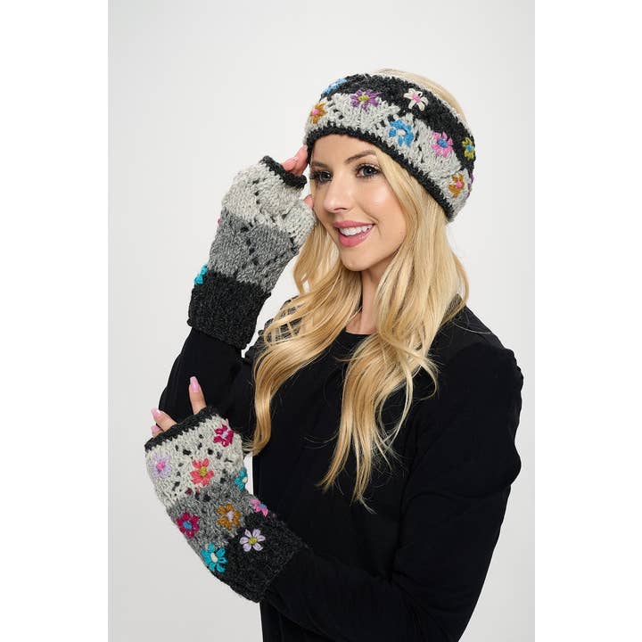 Kathmandu Imports - Wholesale Beanie - Women's - Women's Wool Accessories Sets (WL-283PK)1