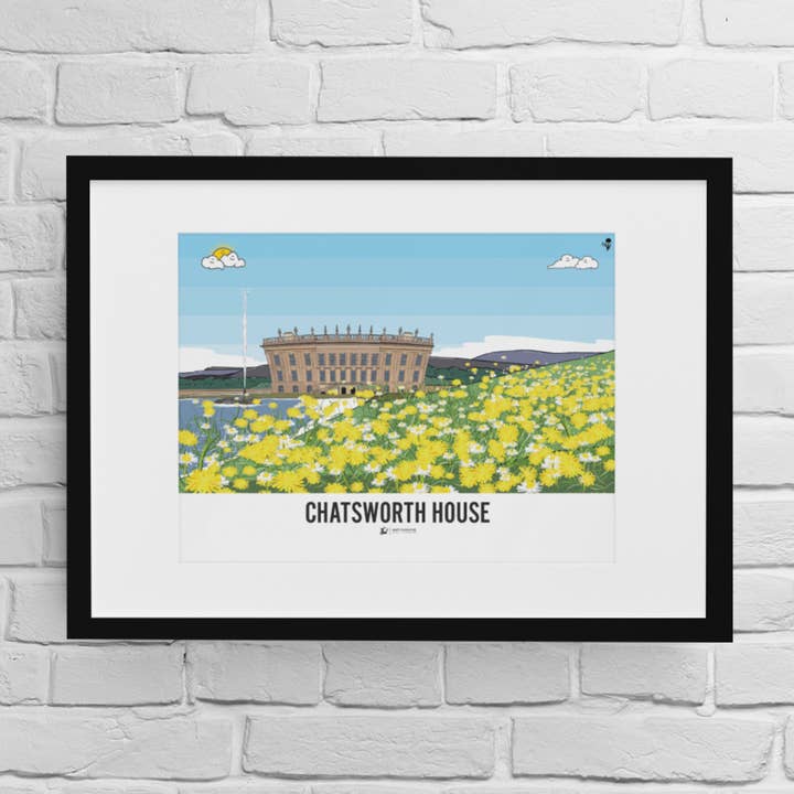 CHATSWORTH HOUSE for wholesale by Matt Cockayne Illustration