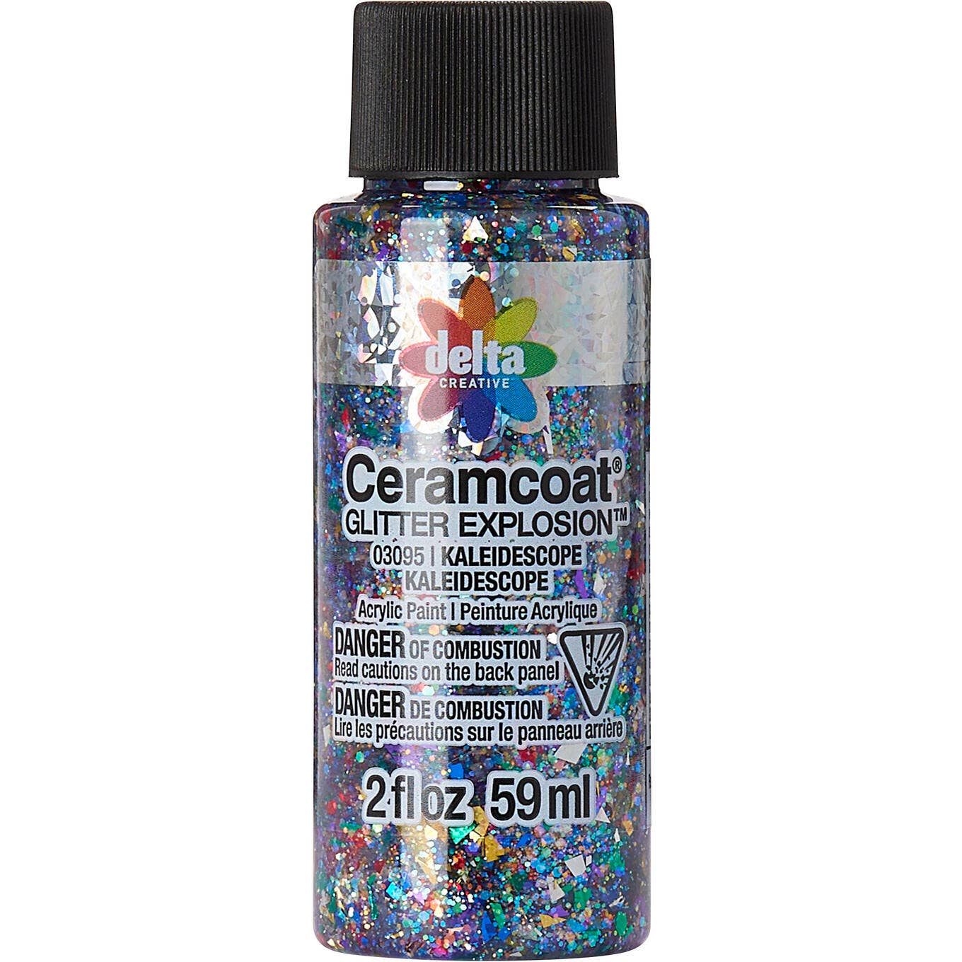 Plaid Crafts - Wholesale Acrylic Paint - Delta Ceramcoat ® Glitter Explosion™, 2 oz6