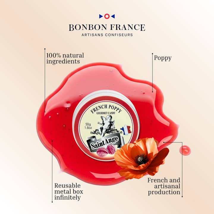 Bonbon-France - Wholesale Hard Candy - Saint-Angelo Poppy2