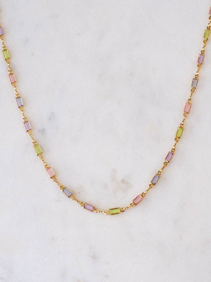 Collier Daria en or coloré pour la vente par ERIJEWELRY
