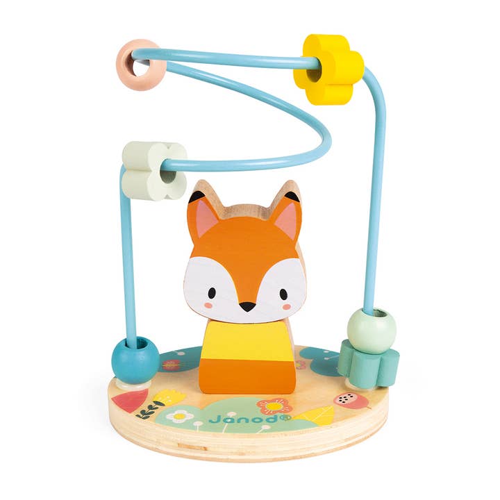 Janod - Wholesale Wood Toy - Kids - Pure - Fox Bead Maze