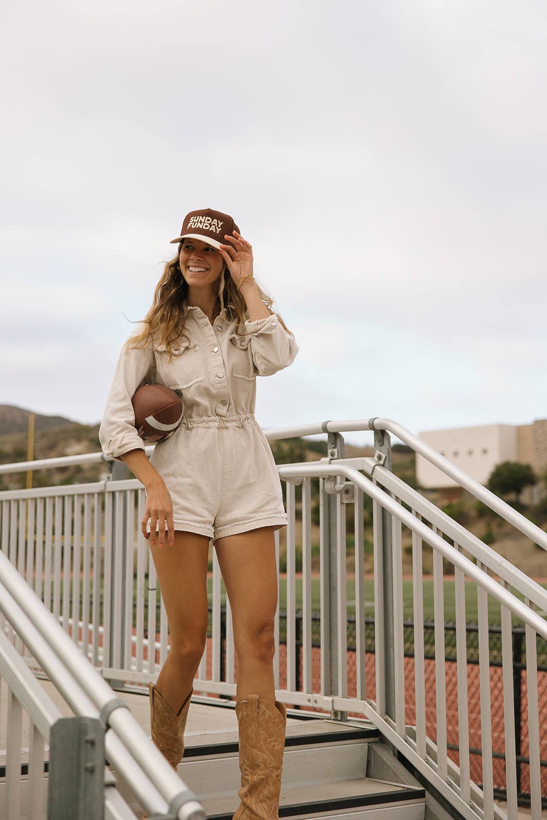 Ruby Moon - Vente Casquette de baseball – femme - Chapeau brodé Sunday Funday - Chapeau de jour de match4