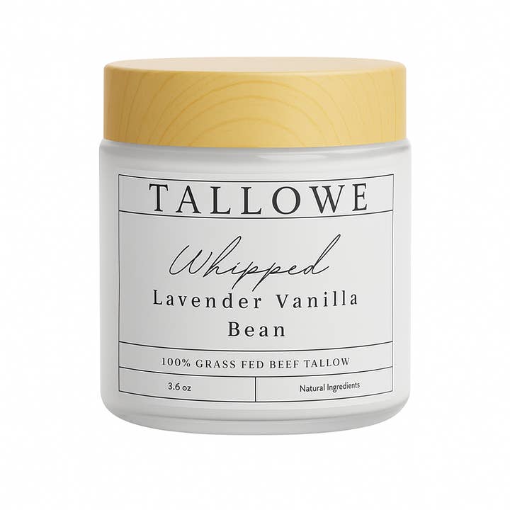 Tallowe - Wholesale Body Balm/Butter - 100% Grass Fed Beef Tallow with Lavender and Vanilla Bean5