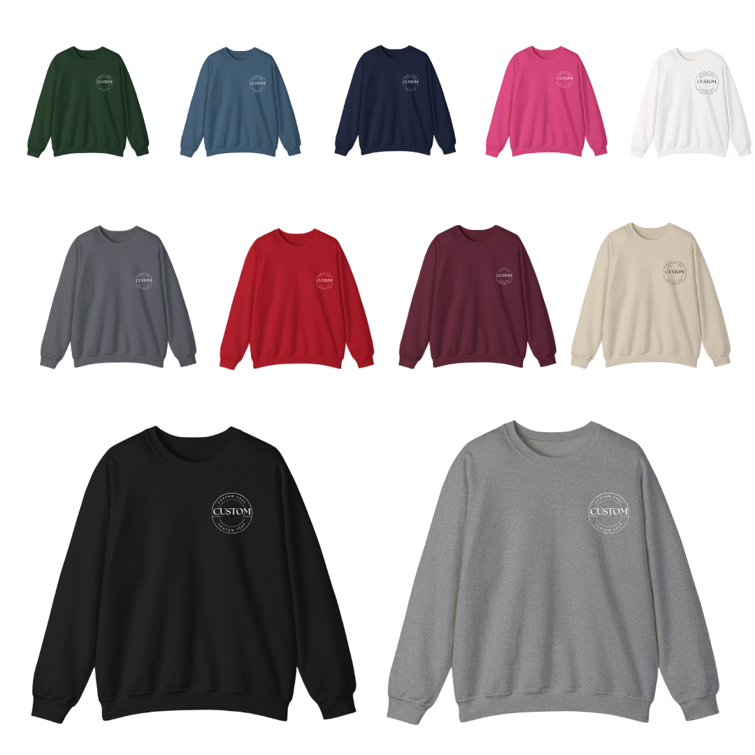 TheWorldOfMYes – wholesale Sweatshirt med tryck - Dam – Fram- och baksida anpassad logotyp & konstverk sweatshirt14