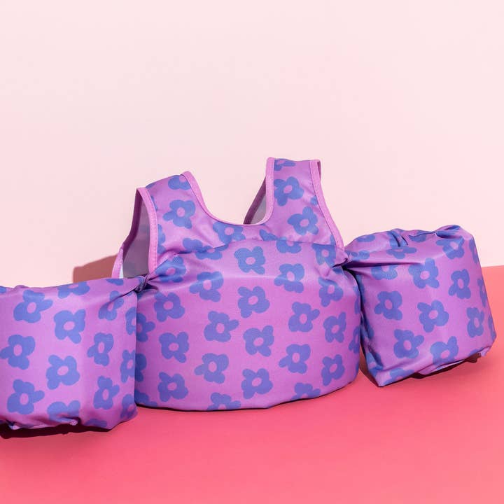 Drip Floats - Wholesale Beach/Pool Toy - Kids & Baby - Flower Power (Purple) Kids Float5