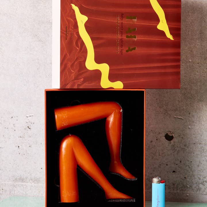 Coming Soon - Wholesale Novelty Candle - "Baby Won't You Light My Legs?" Candle1