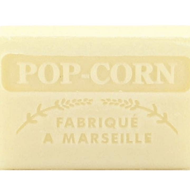 French Soap Wholesale - Wholesale Zeepblok - 125g Popcorn Groothandel Franse zeep1