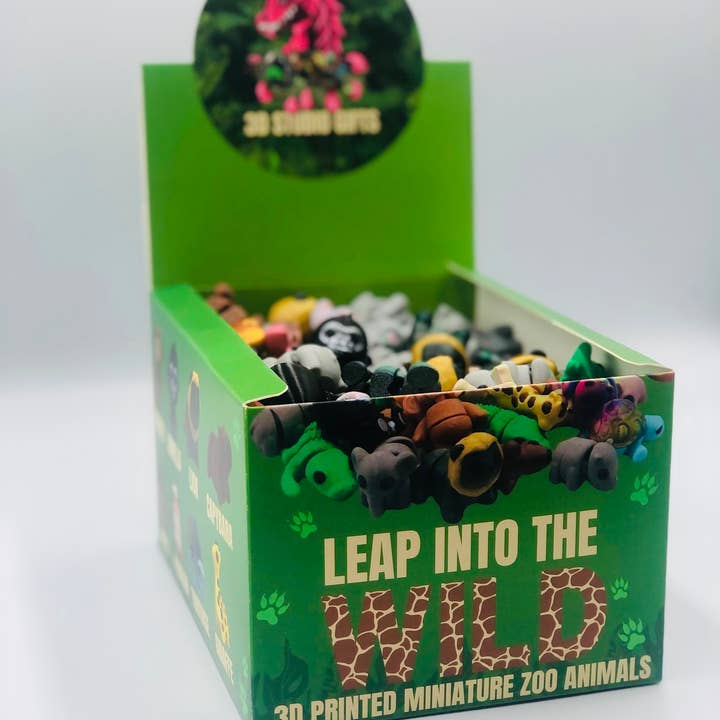 3D Studio Gifts - Wholesale Fidget Toy - Kids - 3D Printed ZOO JIGGLETS (Miniatures) (countertop)1