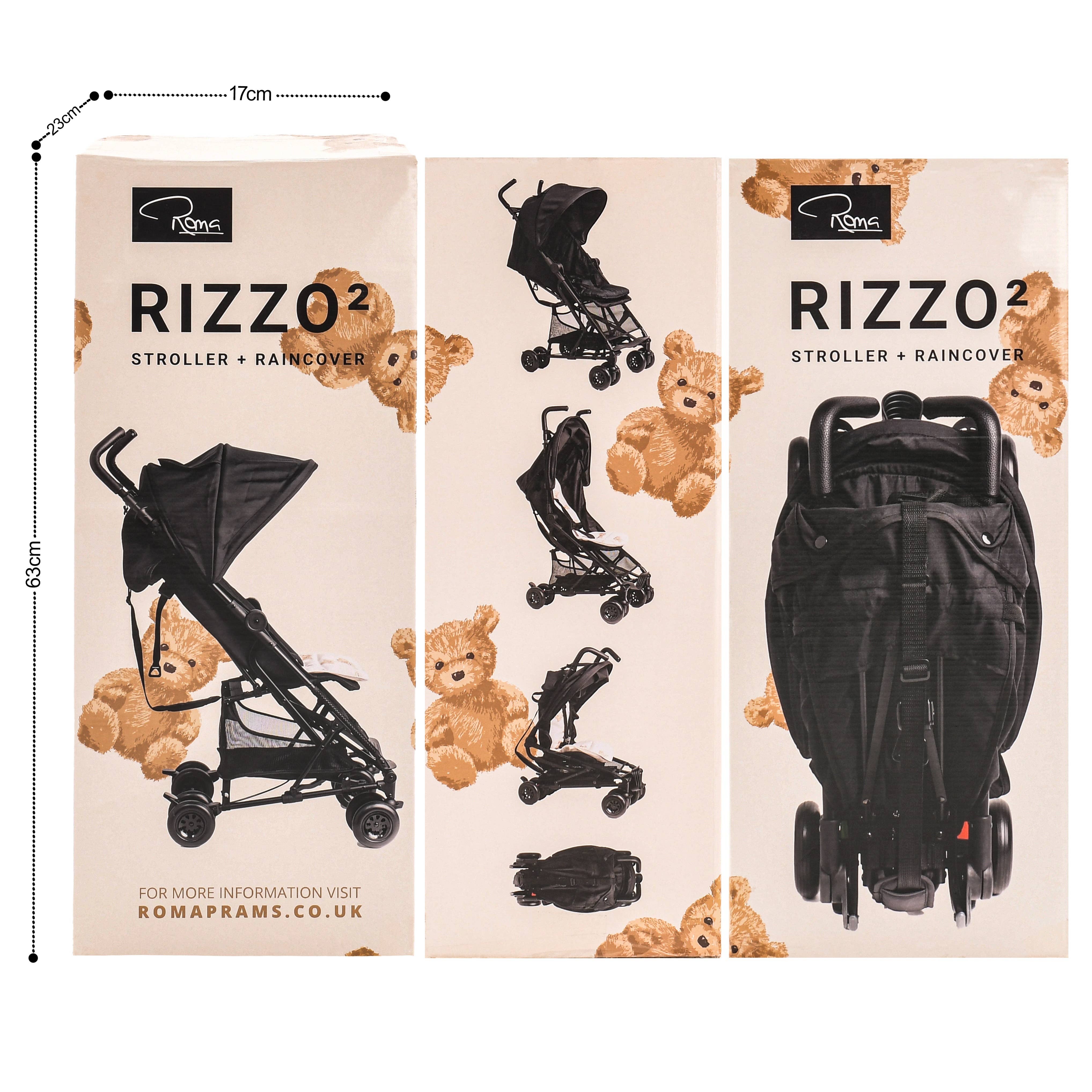 Roma – wholesale Stroller – Baby – Roma Rizzo 2 - Teddy Black21