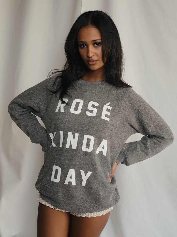Rosé Kinda Day Pullover for wholesale by People Of Leisure
