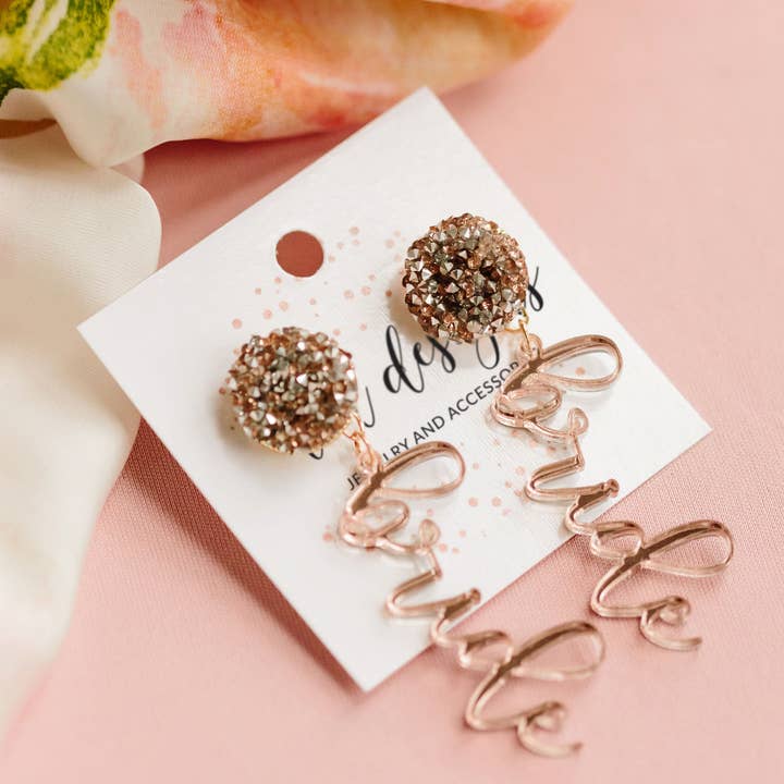 TLD Designs - Wholesale Jewelry Set - Rose Gold Bling Bride0