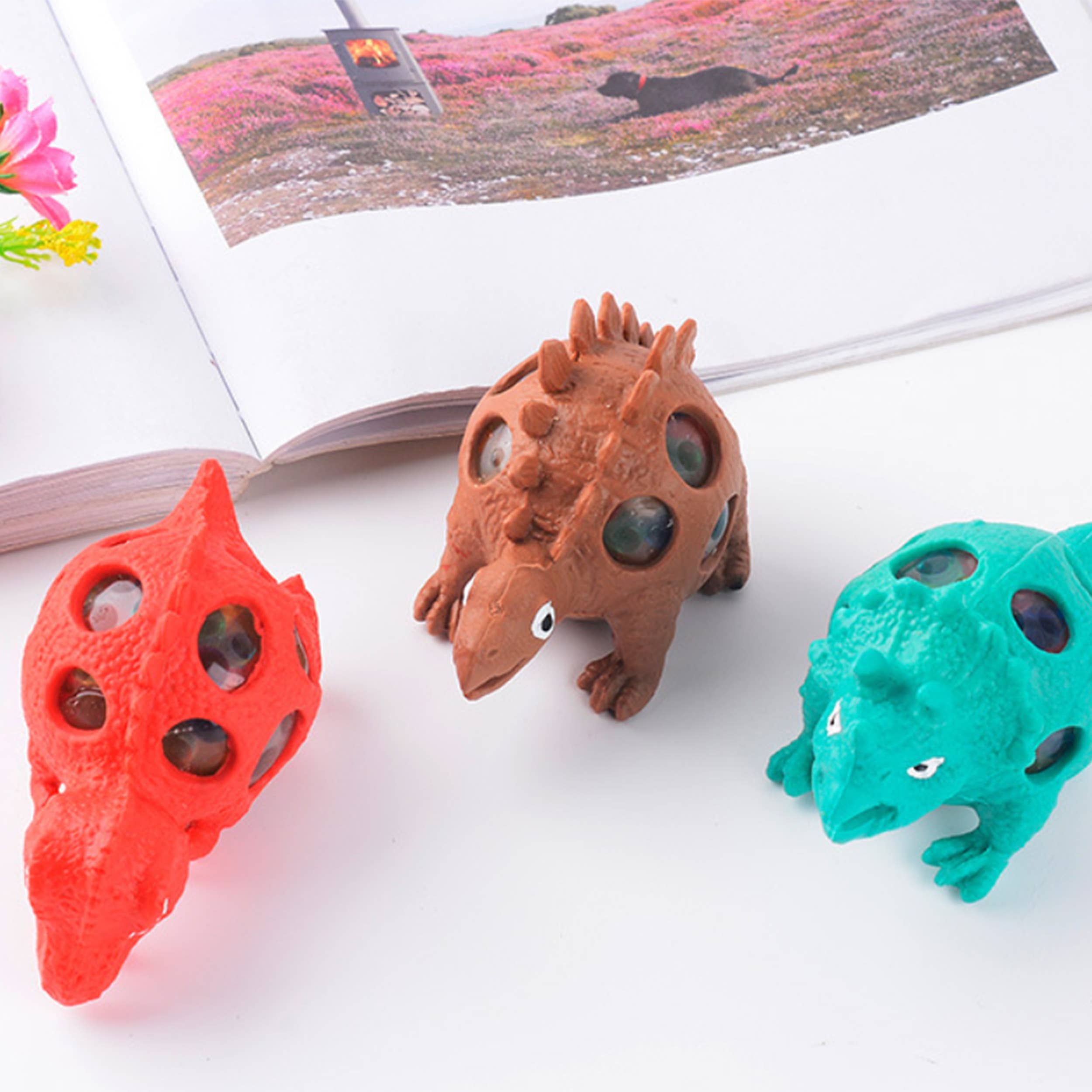 JSBlueRidge Toys – wholesale Mjuk leksak - Barn och baby – Dinosaurie Squishy Vattenpärla Fidget Barnleksak - Blandade11