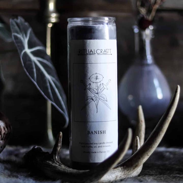 Desterrar. Vela vestida. para venta al por mayor de Ritualcravt