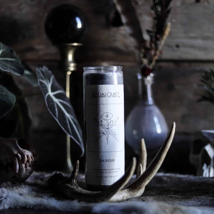 Desterrar. Vela vestida. para venta al por mayor de Ritualcravt