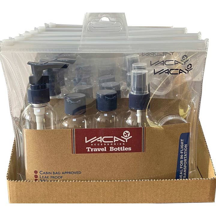Max-Link Solutions Ltd - Wholesale Travel container - VACAY Travel Bottle Set, Travel Bottles for Toiletries6