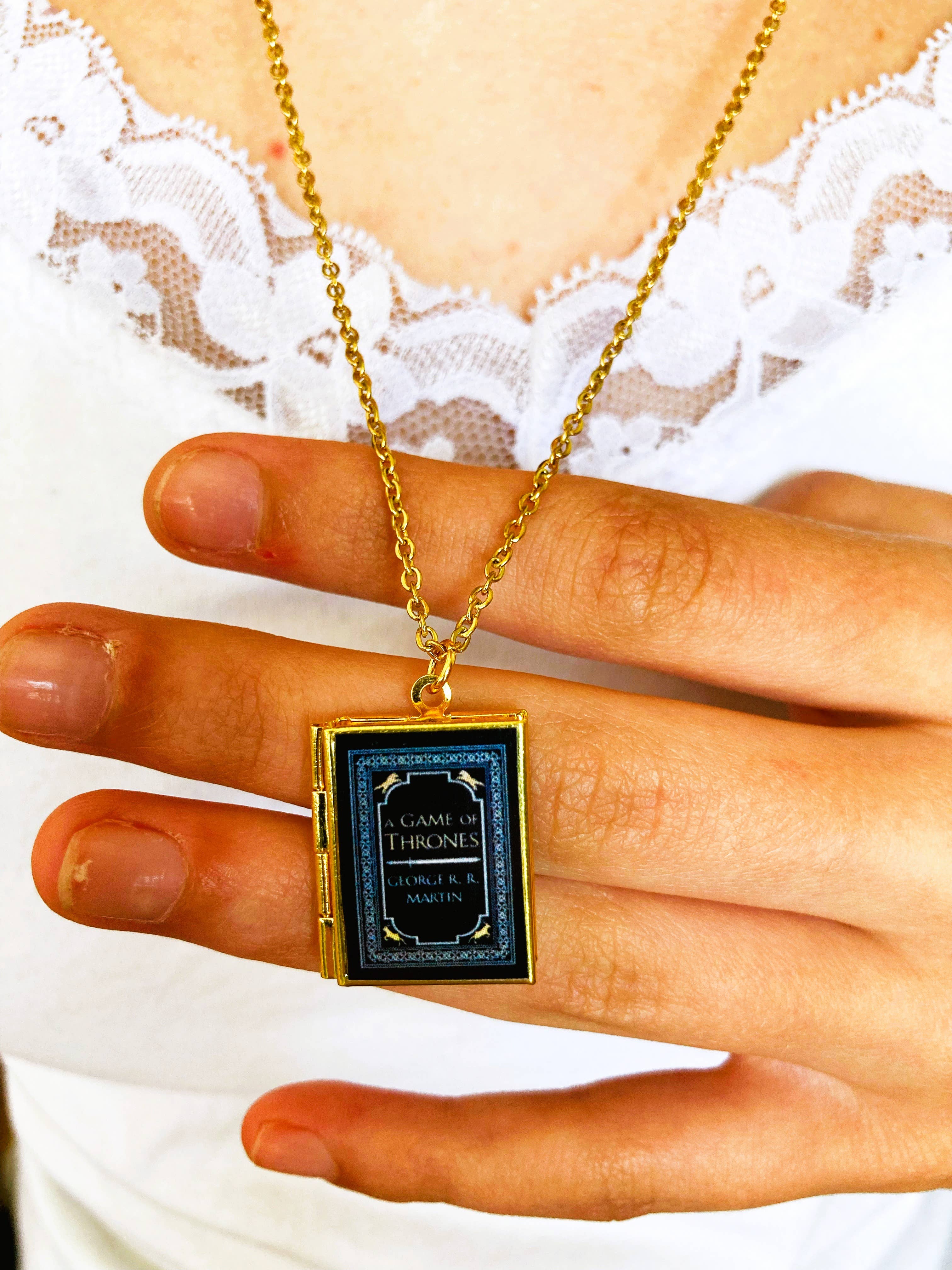 Marshall and Rose - Wholesale Locket Necklace - Book Locket Game of Thrones 5