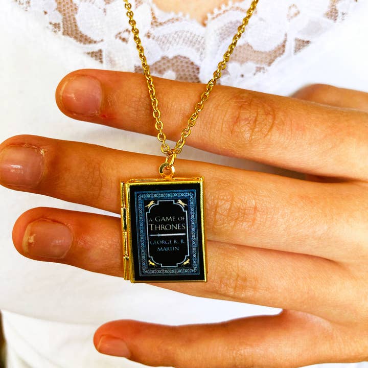 Marshall and Rose - Wholesale Locket Necklace - Book Locket Game of Thrones 5