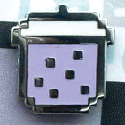 Ollybits Pixel Art - Wholesale Lapel Pin/Button - Purple Taro Pixel Boba Mini Filler Enamel Pin2