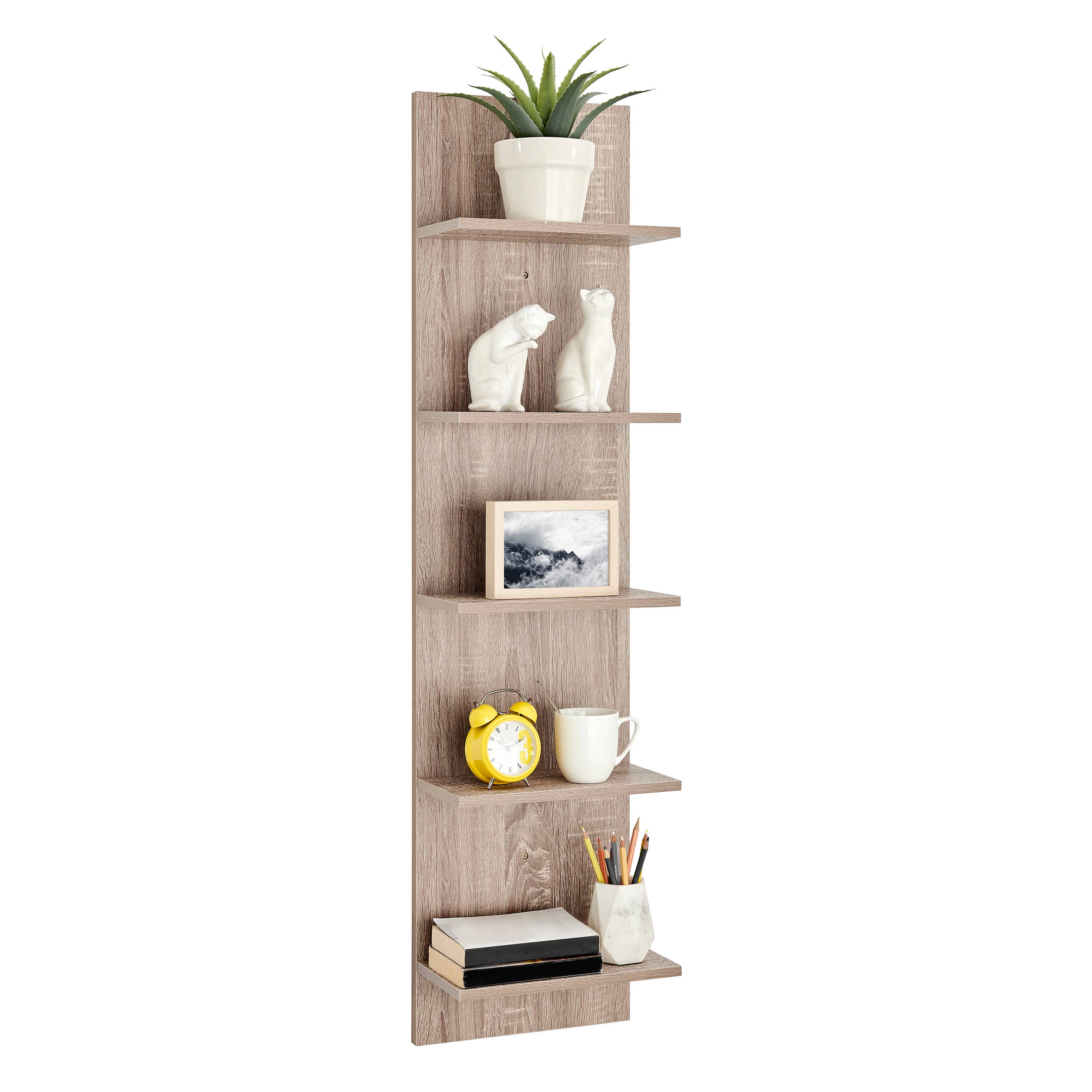 Danya B - Wholesale Wall Mounted Shelf - Five-Tier Wide Column Wall Shelf18