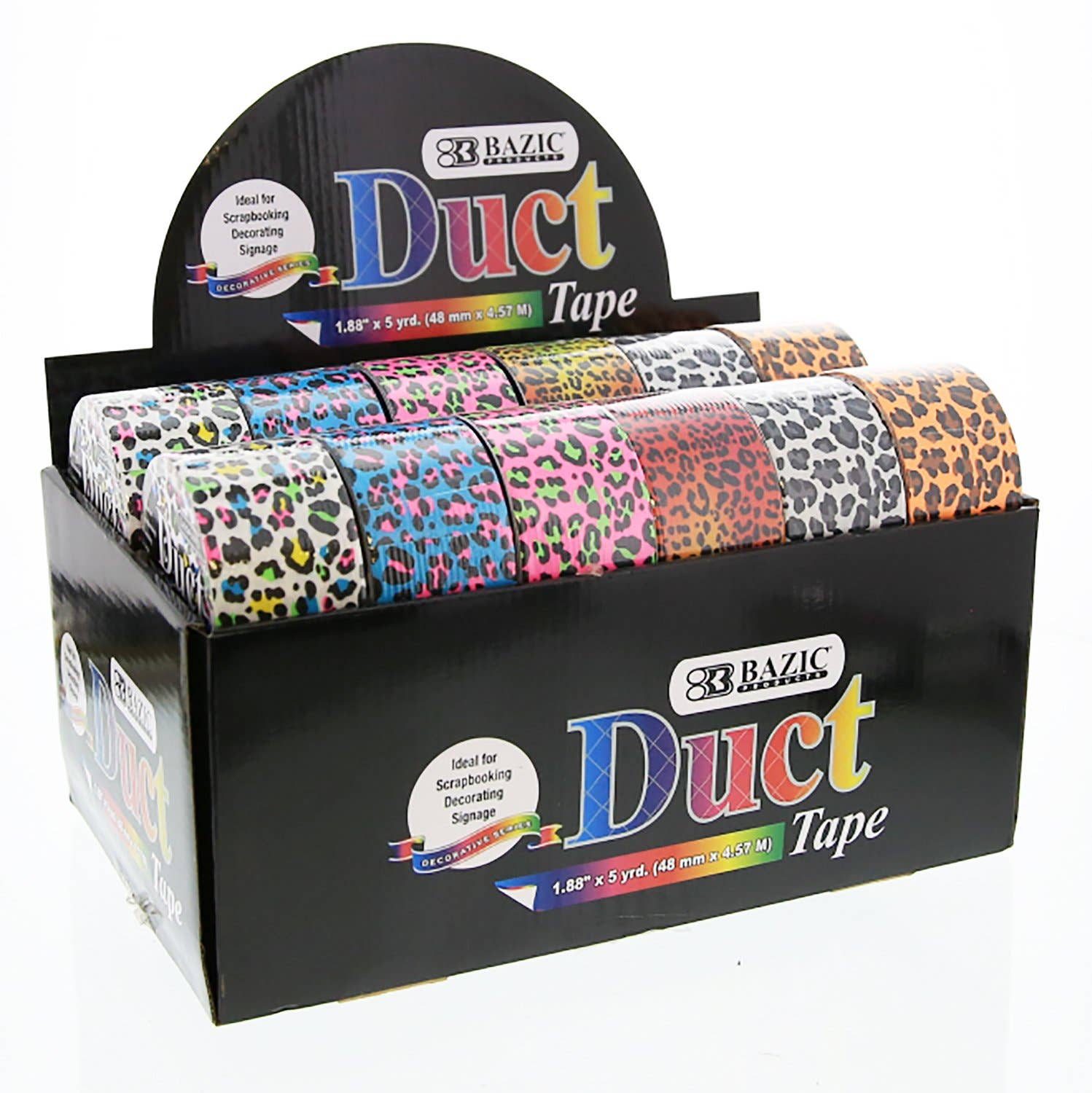 Luna Office Supply -  Everyday Essential - Wholesale Tape - 1.88" X 5 Yards Leopard Series Duct Tape3