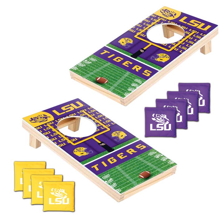 Masterpieces Puzzles - Wholesale Board Game - LSU Tigers - NCAA Tabletop Cornhole