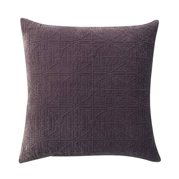 Duke Quilt Sham - 20" X 36 - Ardósia por atacado de Orchids Lux Home