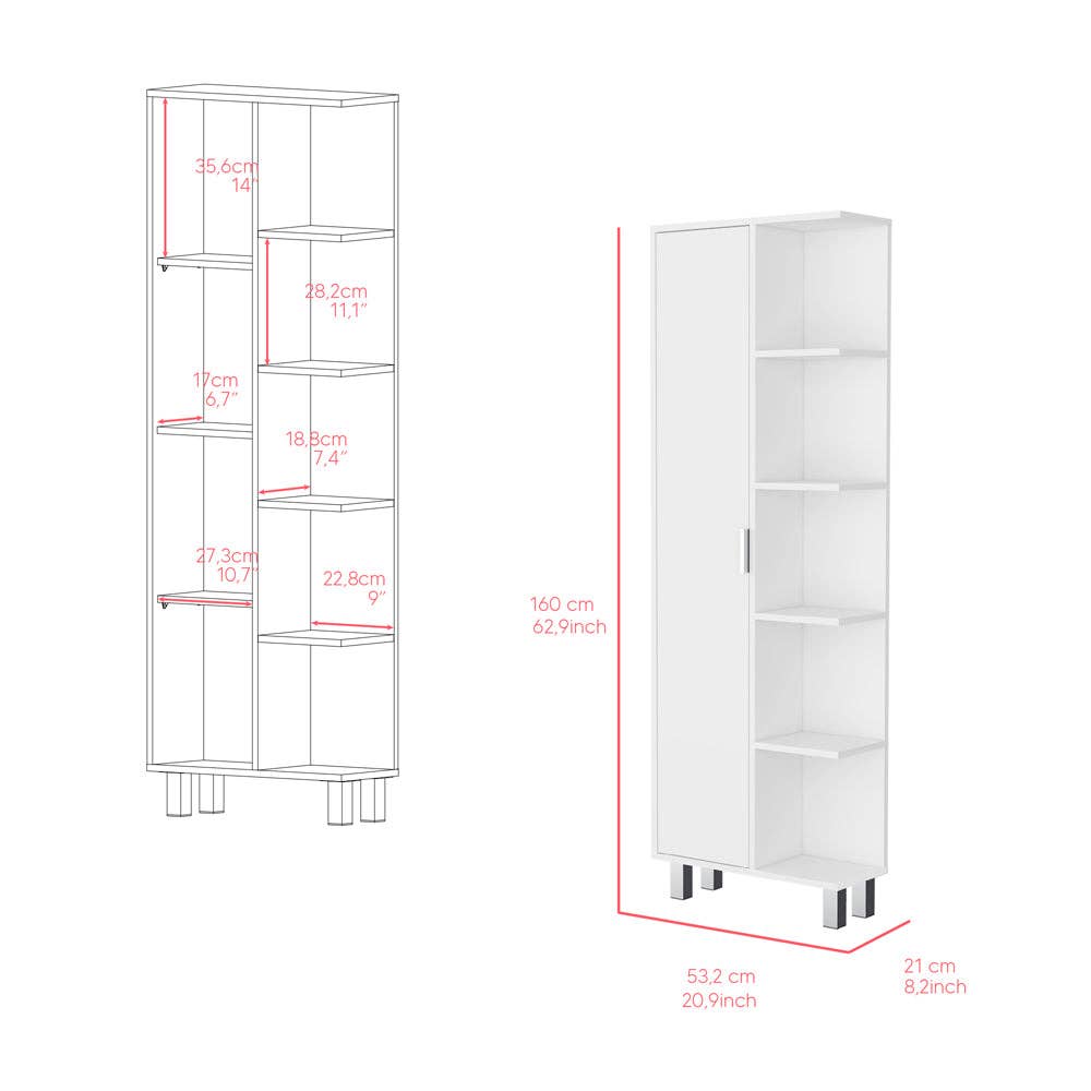 Treevol Furniture - Wholesale Cabinet - Linen Cabinet Sandy, Bathromm, White6