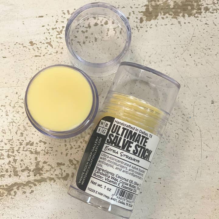 White Rock Soap Gallery - Wholesale Healing Salve/Balm/Cream - Ultimate Salve Stick 1 oz