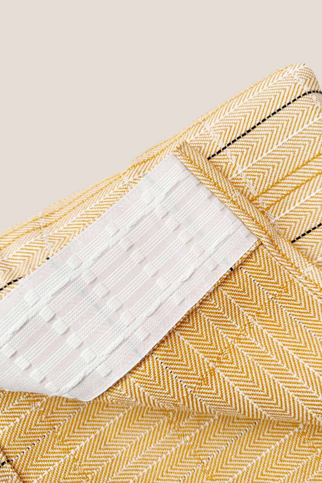 Eturel Madrid - Wholesale Curtain - Yellow herringbone curtain5