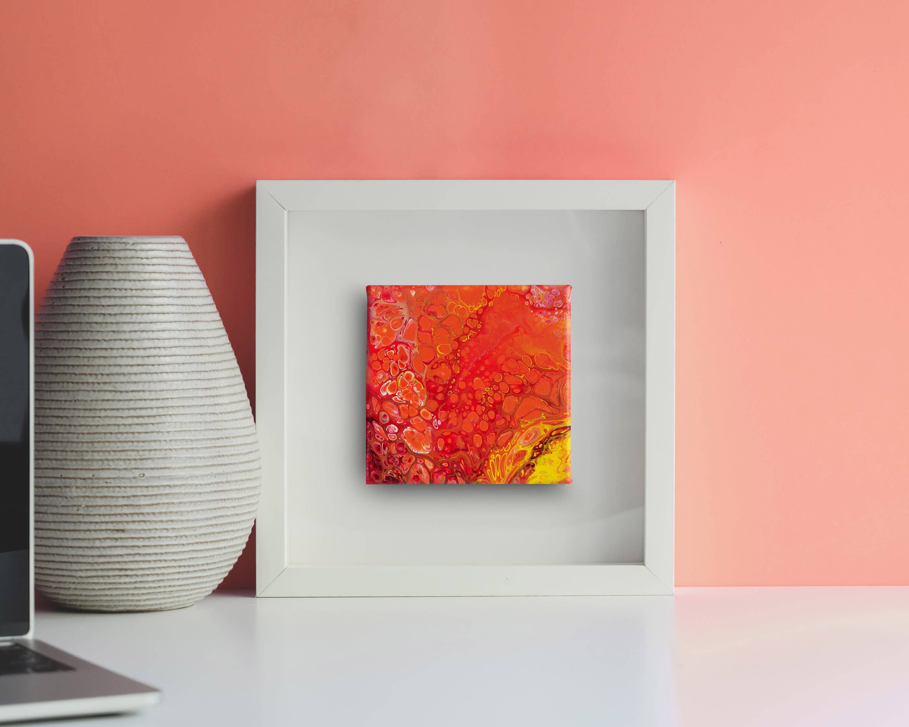 Atelier E.Pic - Venta al por mayor Pintura/dibujo - Pintura abstracta contemporánea en acrílico sobre lienzo, técnica pouring