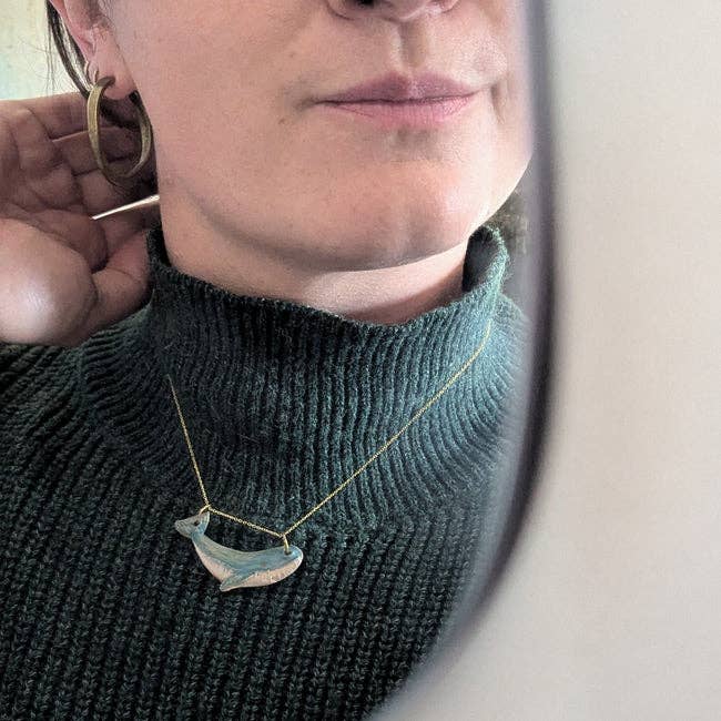 CERAMICS Whale Necklace for wholesale by byMaraca