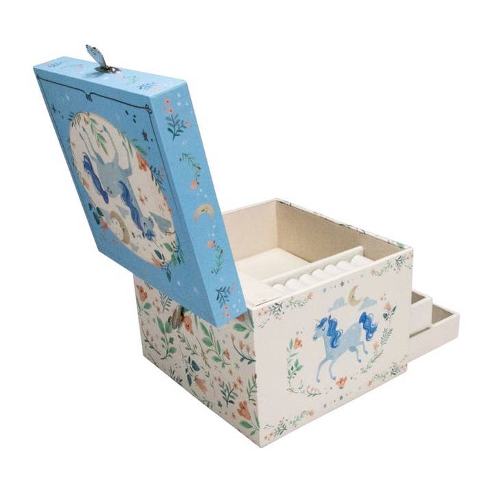 GICO Spielwaren - Wholesale Jewelry Box/Organizer - Kids - GICO Children's Music Jewelry Box Unicorn With Drawers #11
