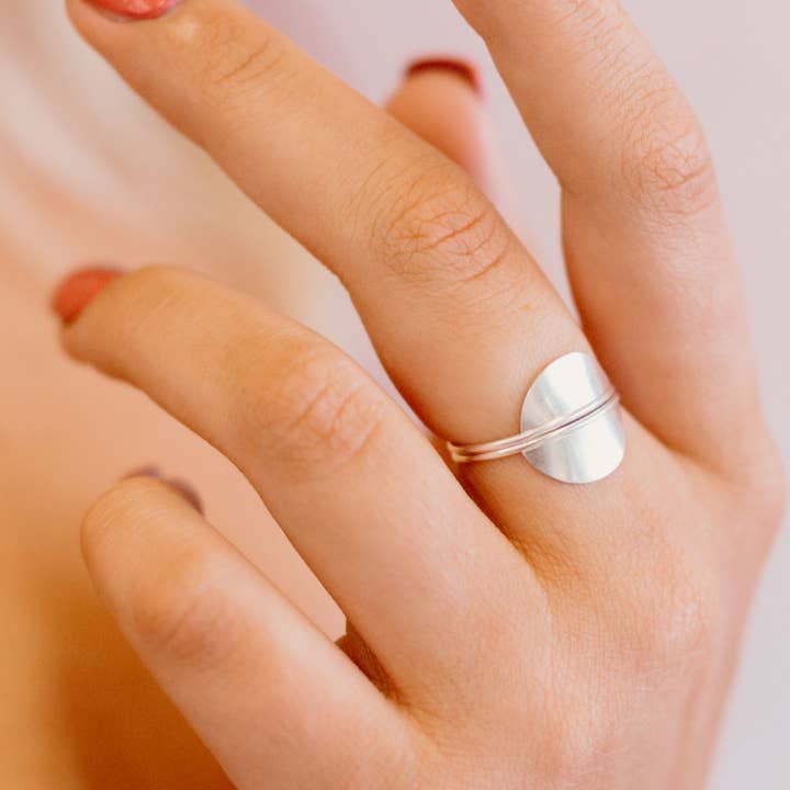 Favor Jewelry - Wholesale Band/Stacked Ring - Minimal Semicircle Fragment Stacking Ring