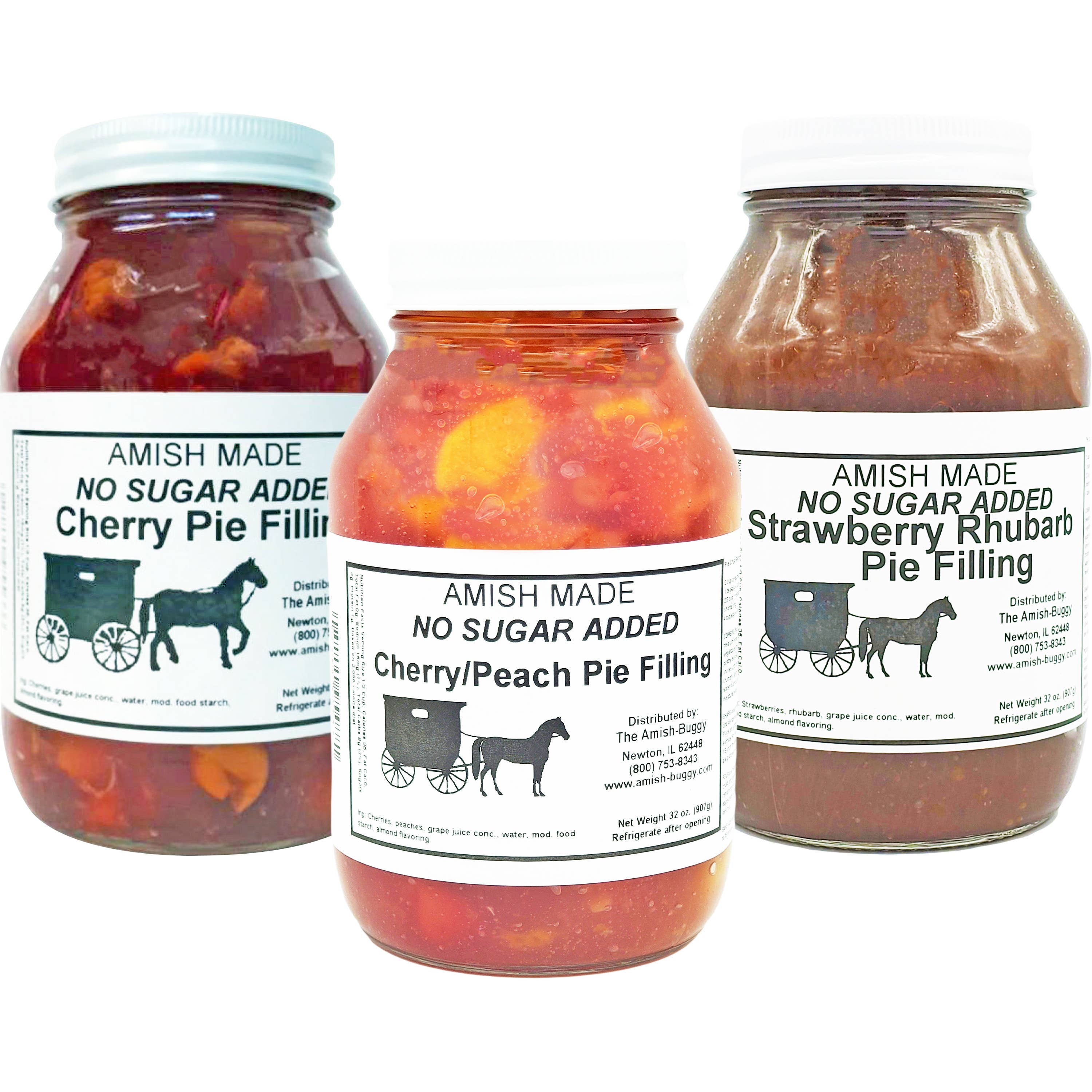 Arndt's Fudgery LLC - Wholesale Jam/Jelly - Amish Pie Filling - 32 Oz Jar14