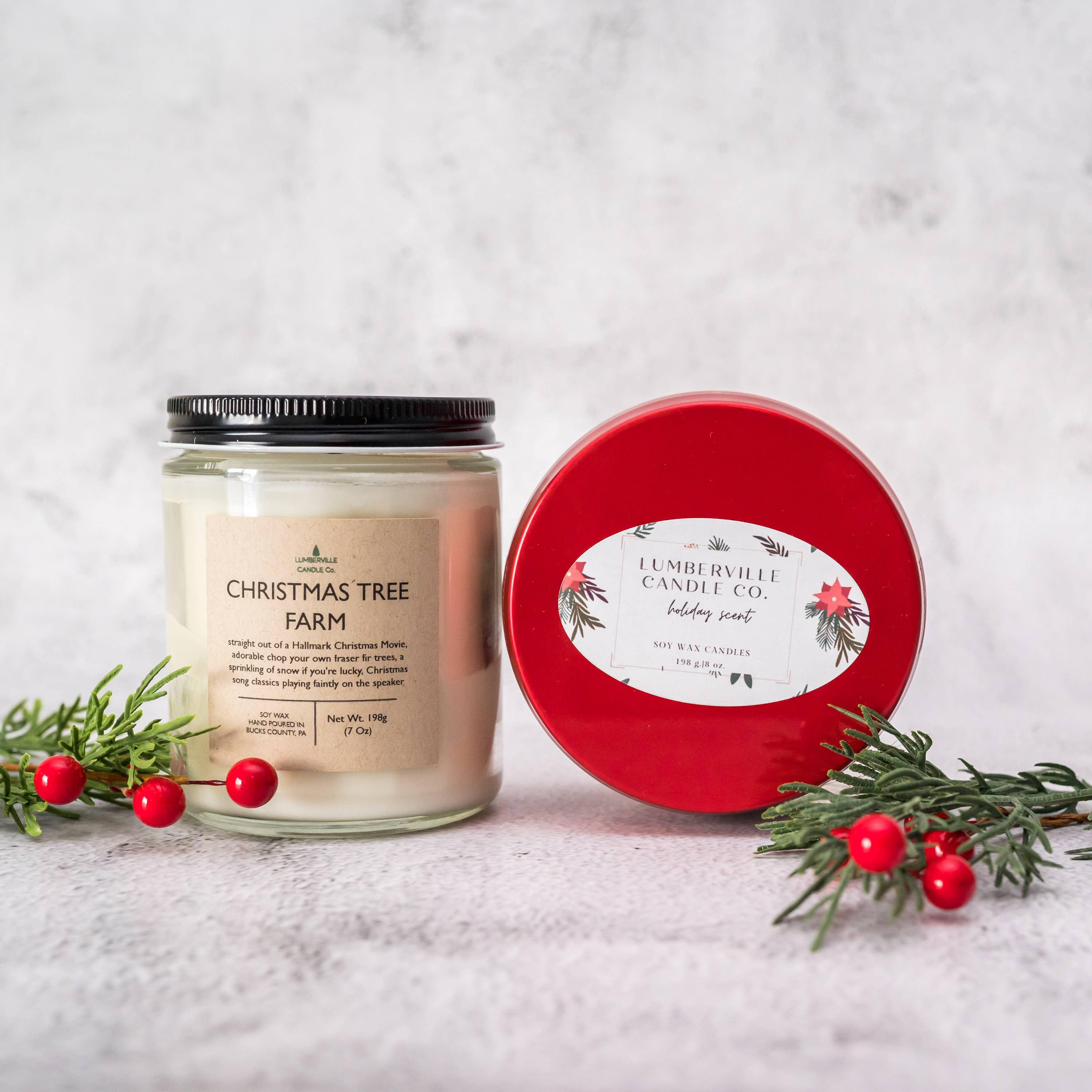 Lumberville Candle Co. – wholesale Jar/filled candle – Christmas Tree Farm5